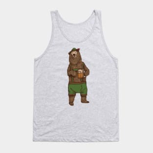 Traditional German Bear Tank Top